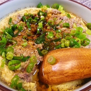 簡単でうまい、挽肉中華風茶碗蒸し